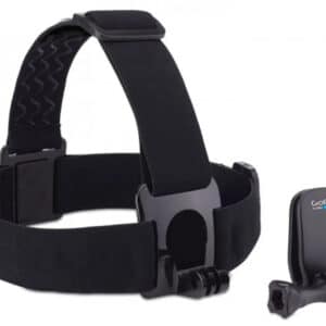 רצועת ראש + תופסן לכובע למצלמות GoPro