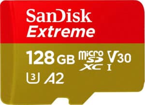 כרטיס זיכרון SanDisk Extreme 128GB