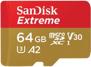 כרטיס זיכרון SanDisk Extreme 64GB