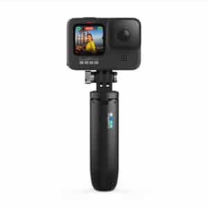 מוט סלפי משולב חצובה למצלמות GoPro - שחור
