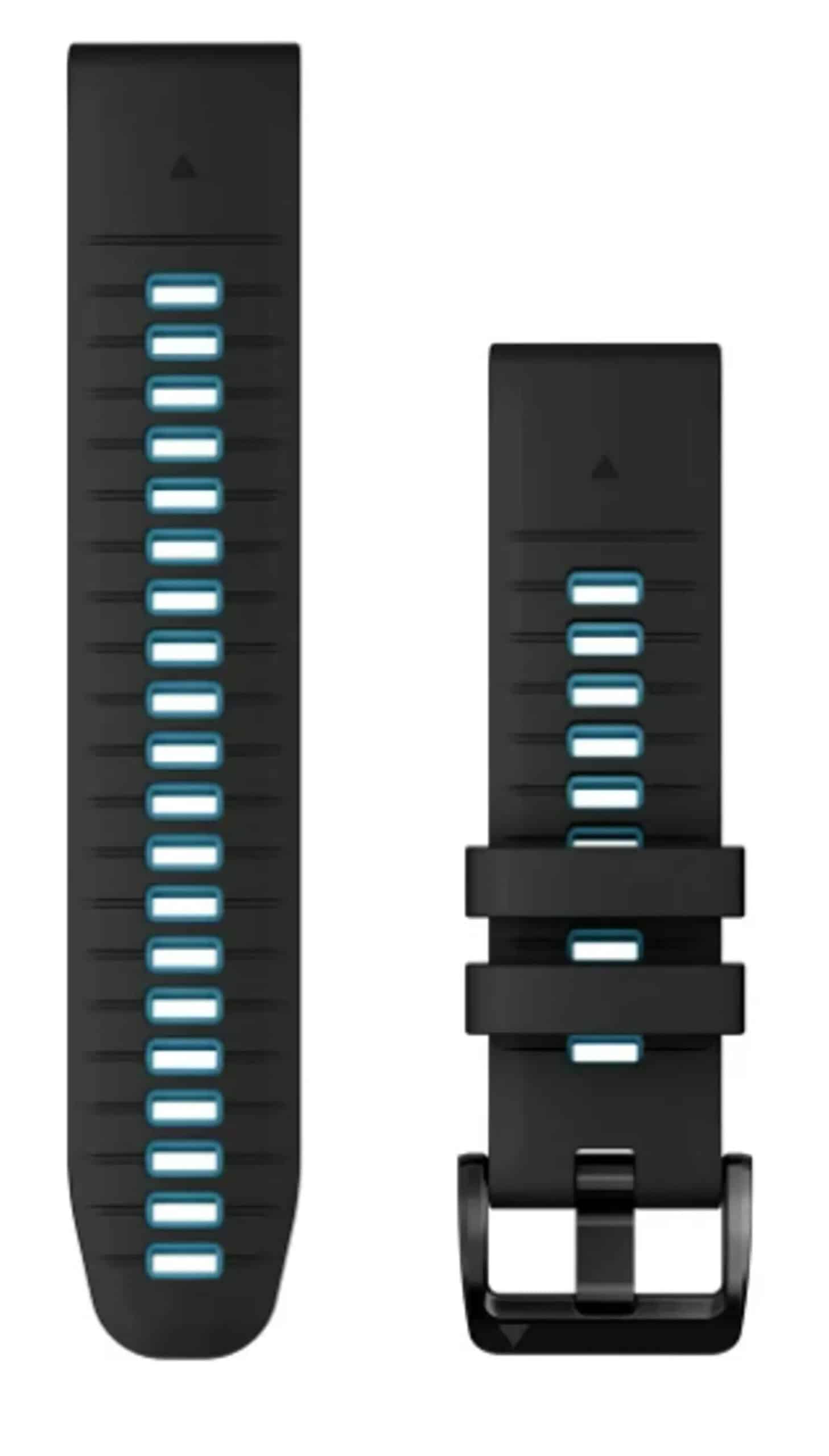 רצועה 22 מ”מ לסדרת Fenix 5/6/7, EPIX Series ,Fr935/945 – Black/Cirrus Blue