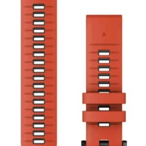 רצועה 22 מ"מ לסדרת Fenix 5/6/7, EPIX Series ,Fr935/945 - Flame Red/Graphite