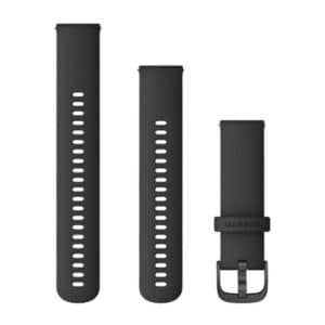 רצועה 22 מ"מ Quick Release לשעוני ריצה - Black with Slate