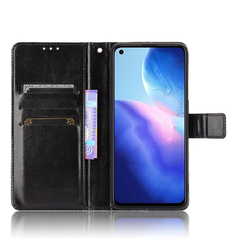 כיסוי מגן ארנק עור - oppo Reno5