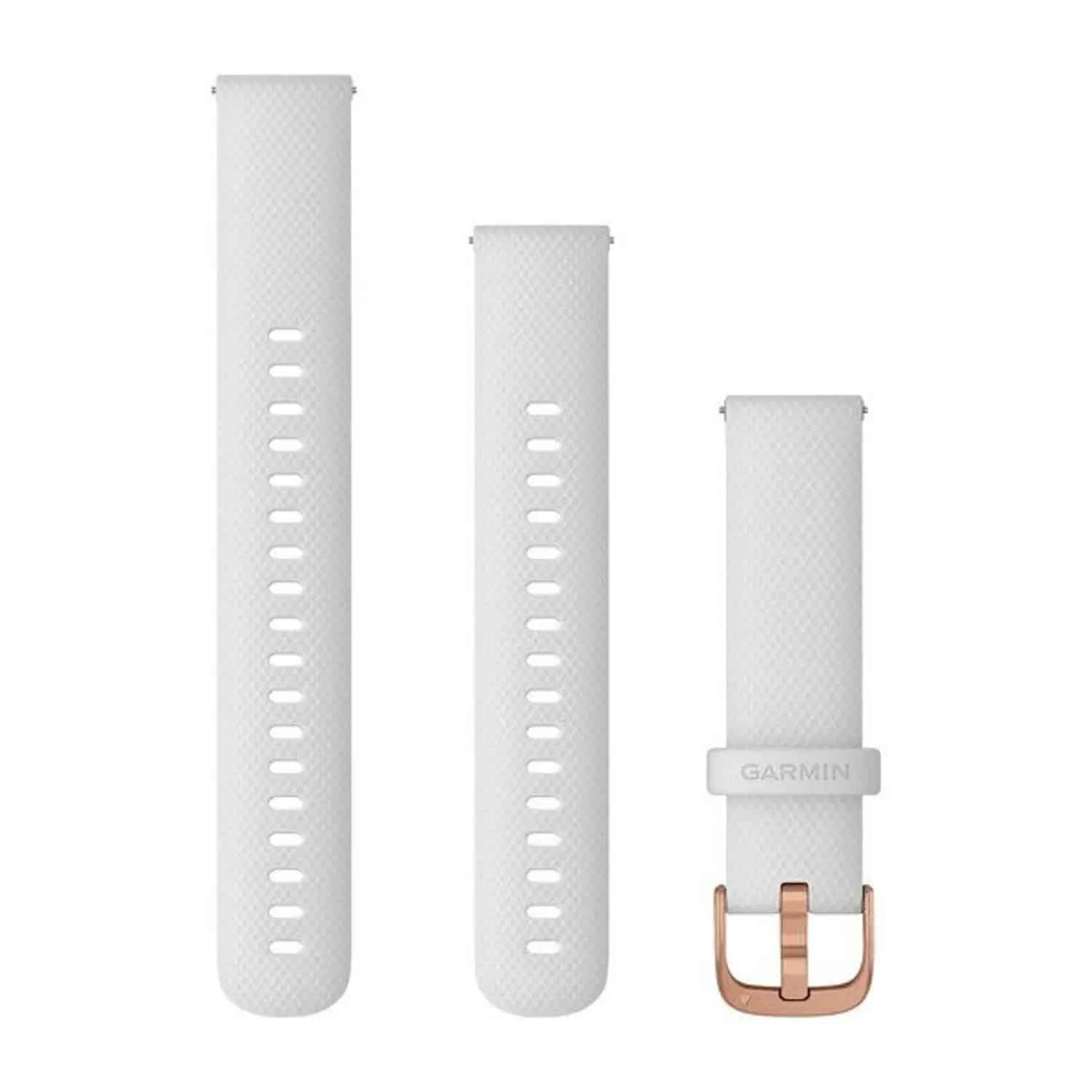 רצועה 18 מ”מ Quick Release לשעוני ריצה – White