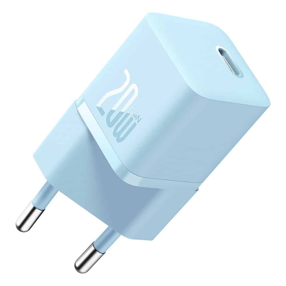 מטען קיר מהיר Baseus GaN5 Fast Charger(mini) 1C 20W