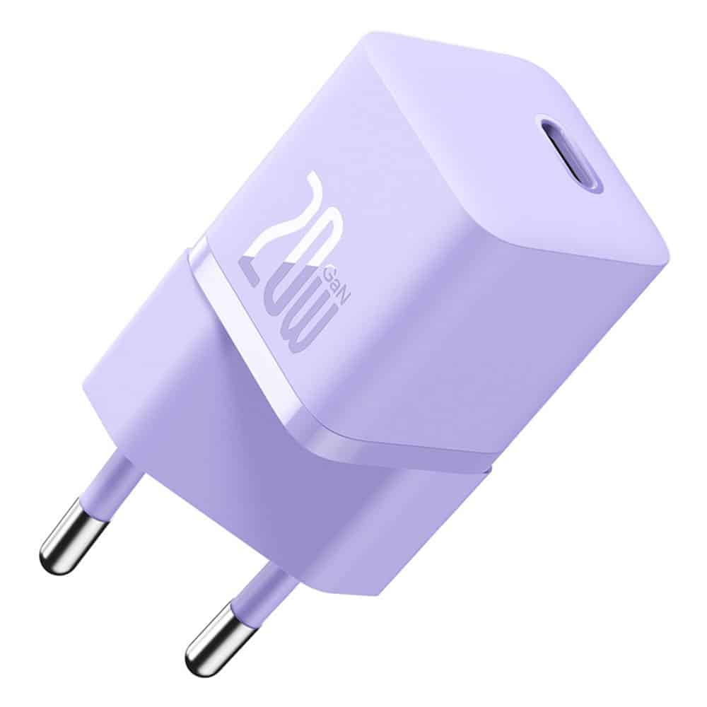 מטען קיר מהיר Baseus GaN5 Fast Charger(mini) 1C 20W