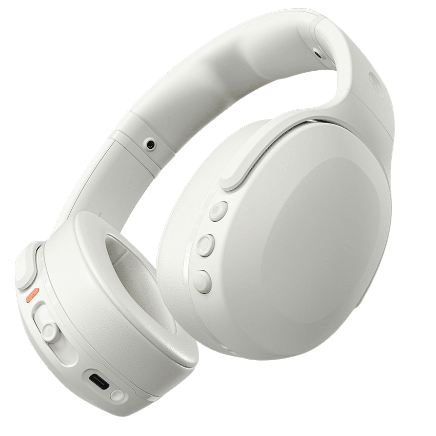 אוזניות אלחוטיות CRUSHER EVO Skullcandy – True Bone Orange Glow