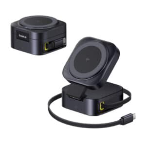 Baseus PicoGo Series 2-in-1 Magnetic Wireless Charger Qi2 6