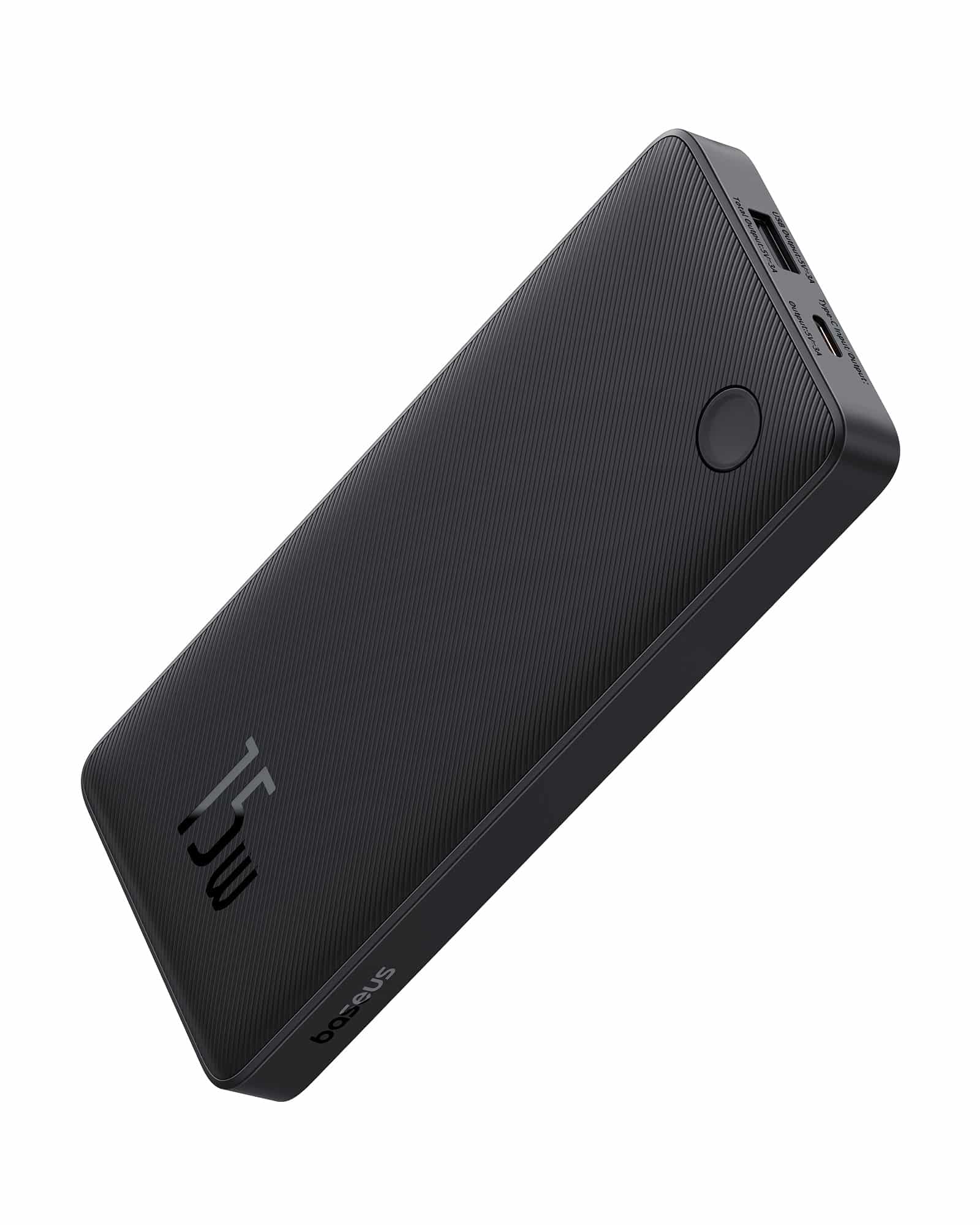 Baseus Airpow Fast Charge Power Bank 10000mAh 15W Black