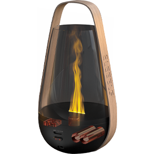 מכשיר אדים ומפיץ ריח ארומתי כולל נורת אש ELEEELS Aroma S5